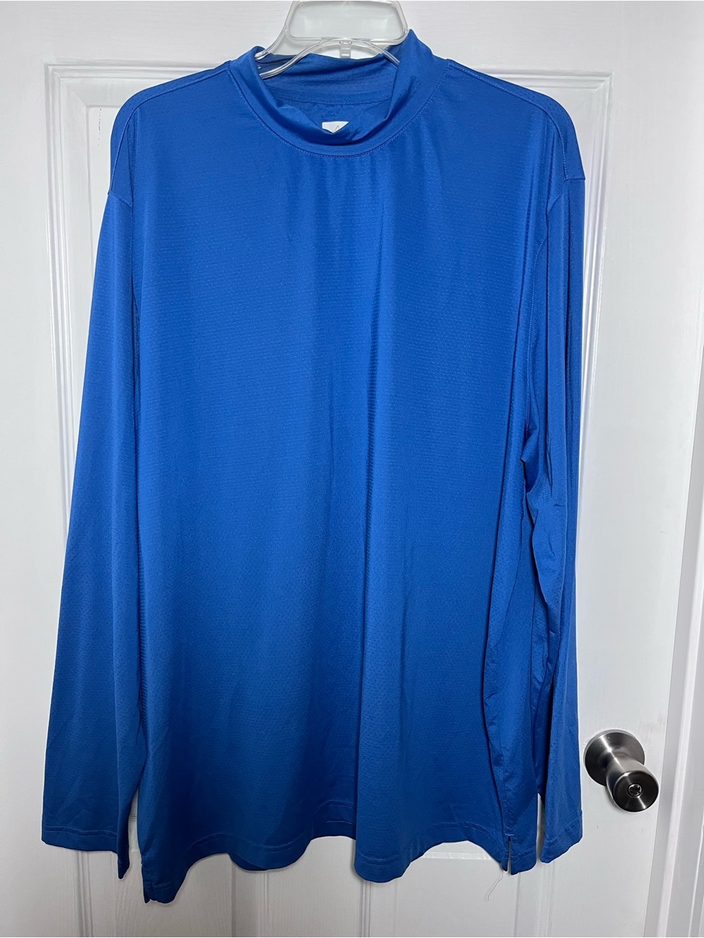 Greg Norman Collection Play Dry Long Sleeve Performance Top - Blue